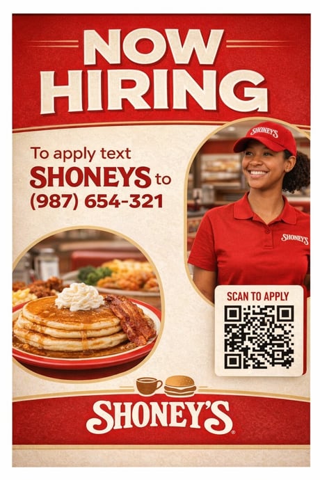 Shoney's Text to Apply