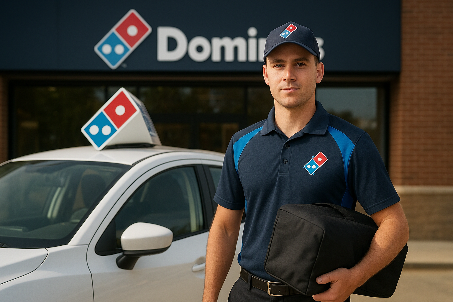 Dominos Delivery Ready for Service