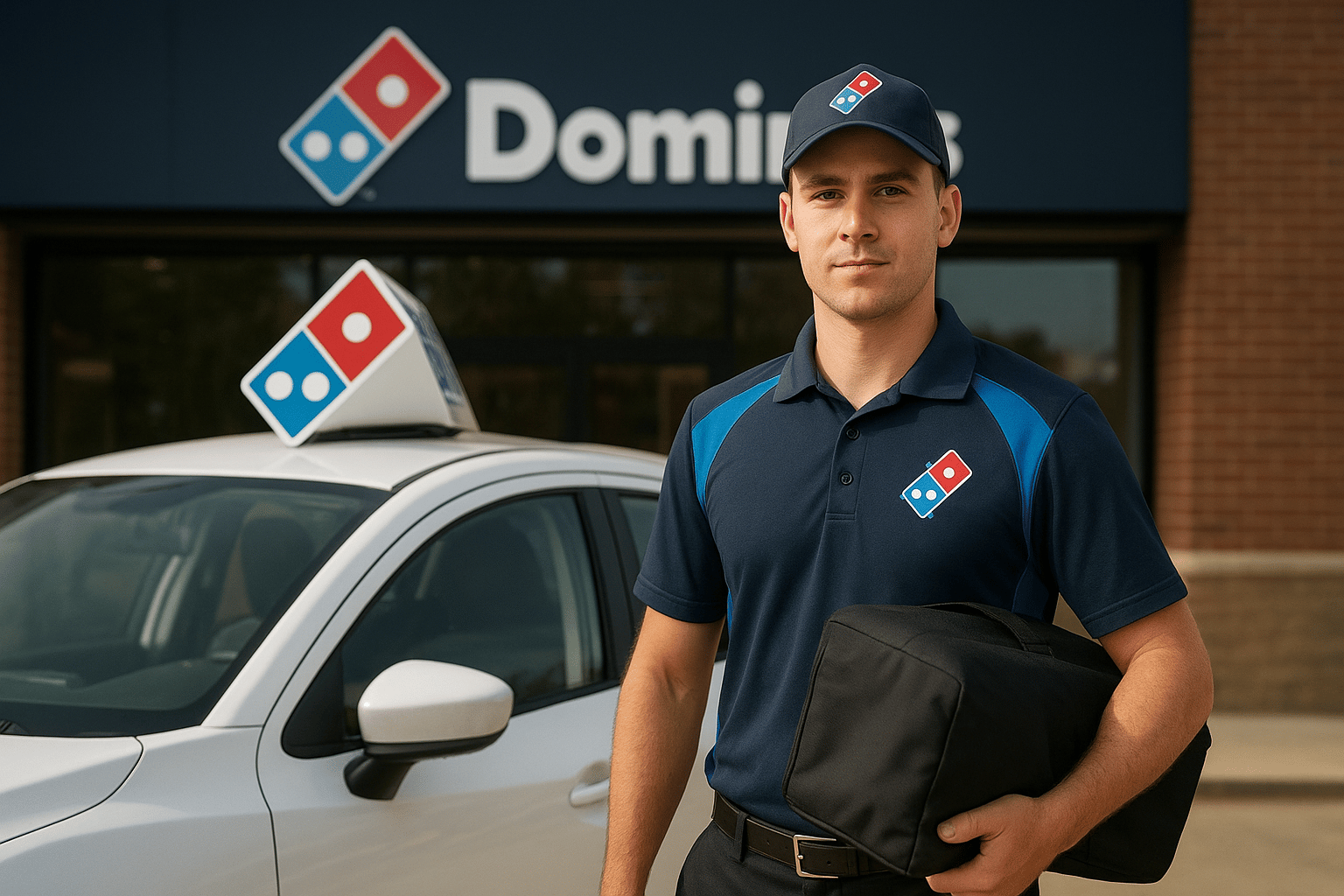 Dominos Delivery Ready for Service