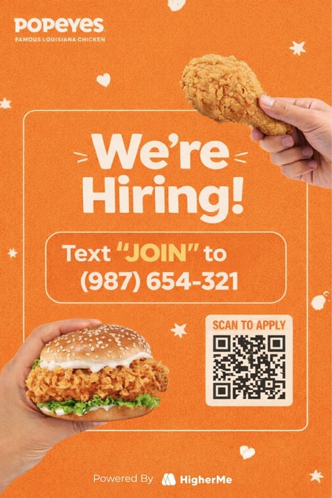 Popeyes' Text to Apply